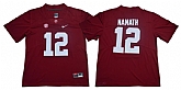 Alabama Crimson Tide 12 Joe Namath Red Nike College Football Jersey,baseball caps,new era cap wholesale,wholesale hats